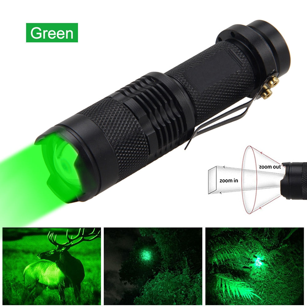 Mini Zoomable XPE LED Waterproof Flashlight