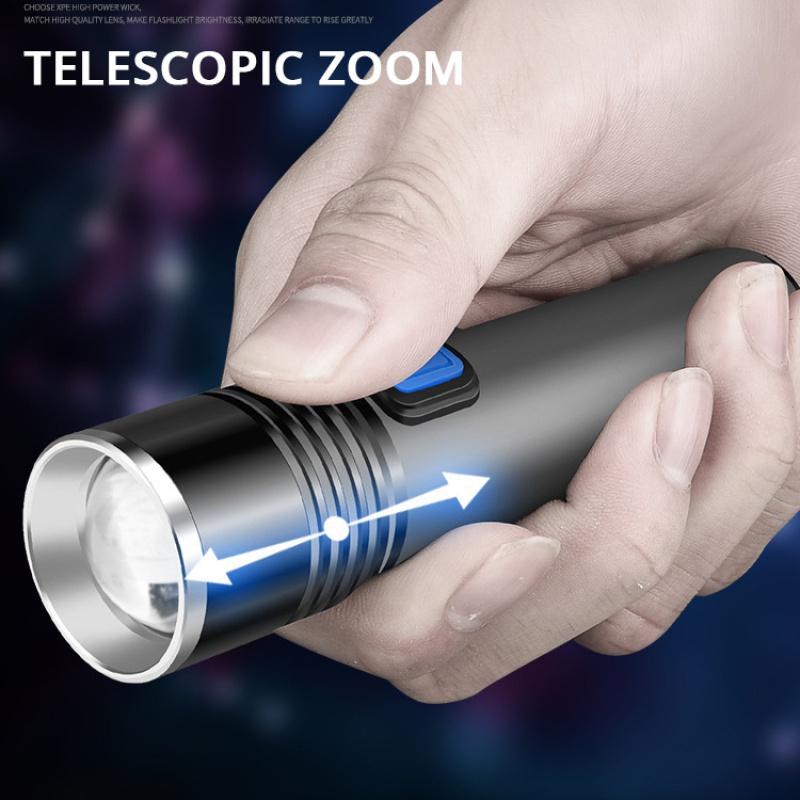 Rechargeable LED UV Flashlight