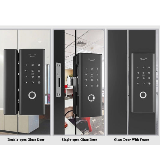 Smart Glass Door Biometric Fingerprint Lock