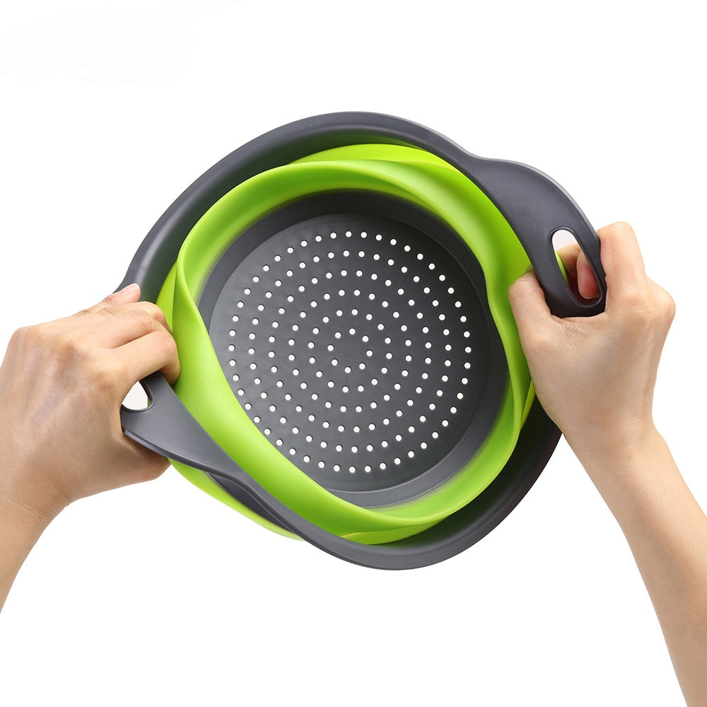 Foldable Drain Basket Colander